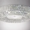 Diyas IL31202 Enya Polished Chrome/Crystal 9 Light Flush Ceiling Light -Philips Shop e e n enya il31202