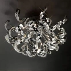 Diyas IL30553 Esme Polished Chrome 20 Light Ceiling Light