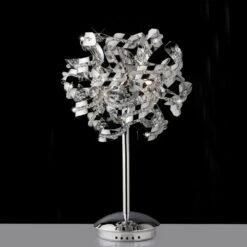 Diyas IL30558 Esme Polished Chrome 5 Light Table Lamp