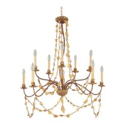 Flambeau FB/MOSAIC10 Mosaic 10lt Chandelier