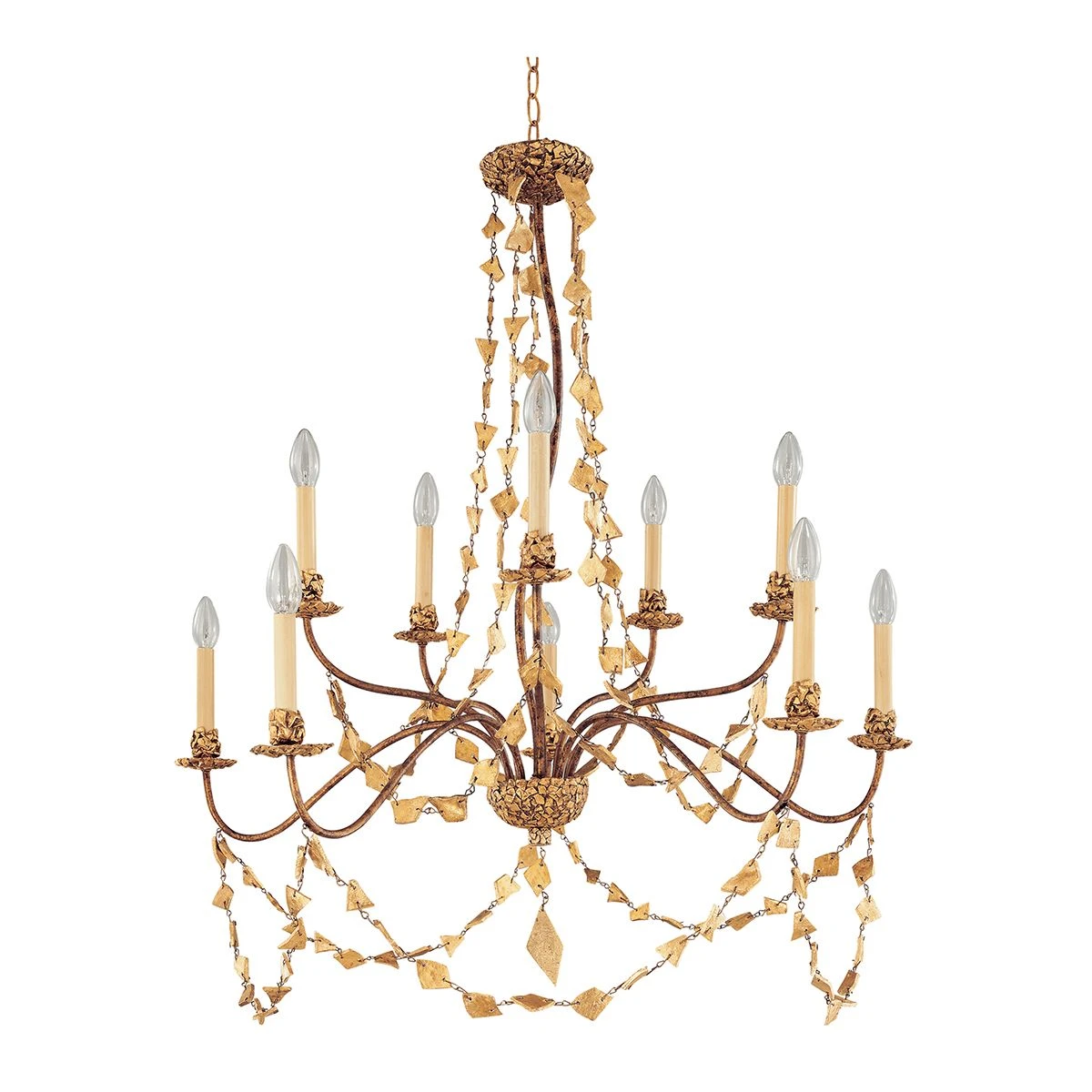 Flambeau FB/MOSAIC10 Mosaic 10lt Chandelier 3 Flambeau FB/MOSAIC10 Mosaic 10lt Chandelier