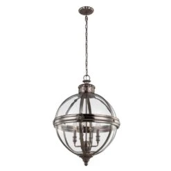 Feiss FE/ADAMS/4P ANL Adams 4lt Pendant Chandelier