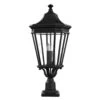 Feiss FE/COTSLN3/L BK Cotswold Lane Large Pedestal -Philips Shop f f e fecotsln3lbk