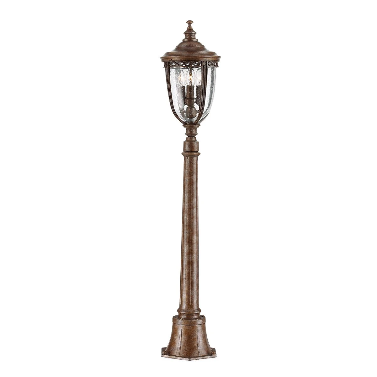 Feiss FE/EB4/M BRB English Bridle 3lt Medium Pillar Lantern British Bronze 3 Feiss FE/EB4/M BRB English Bridle 3lt Medium Pillar Lantern British Bronze