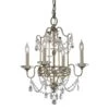 Feiss FE/GIANNA4 Gianna 4lt Chandelier -Philips Shop f f e fegianna4