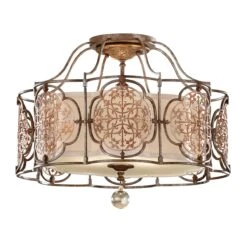 Feiss FE/MARCELLA/SF Marcella 3lt Semi-Flush