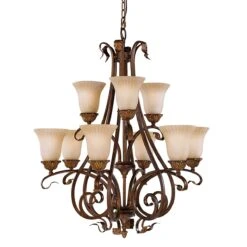 Feiss FE/SONOMAVAL9 Sonoma Valley 9lt Chandelier