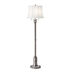 Feiss FE/STATERM FL AN Stateroom 2lt Floor Lamp Antique Nickel