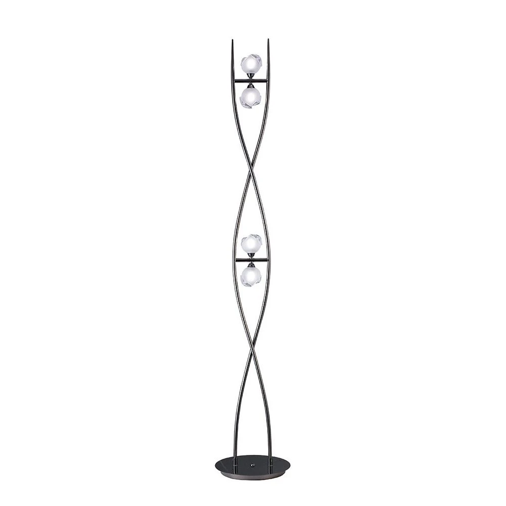 Mantra M0816BC Fragma 170cm Black Chrome Floor Lamp 3 Mantra M0816BC Fragma 170cm Black Chrome Floor Lamp