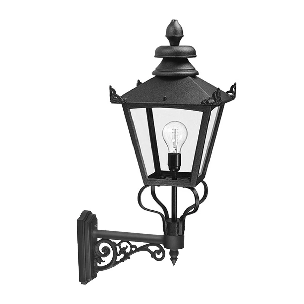 Elstead GB1 BLACK Grampian Wall Lantern Black 3 Elstead GB1 BLACK Grampian Wall Lantern Black