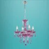 GLOBO Lighting Luster Kristal 4 Light Chandelier Fun Funky Ceiling Light Shabby Chic -Philips Shop g g l globo cuimbra 63115 4
