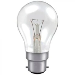 25W Light Bulb BC/B22 230-240V Clear GLS A55 Dimmable 2700K Warm White