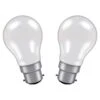 2x Philips 60W 240V Bayonet Cap BC B22 Dimmable GLS Pearl Light Bulbs 1 2x Philips 60W 240V Bayonet Cap BC B22 Dimmable GLS Pearl Light Bulbs -Philips Shop g g l gls b22 opal twin