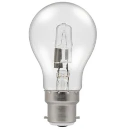 Crompton 28W BC B22 GLS Energy Saver Clear Light Bulb, Warm White