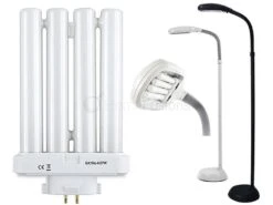 220V 27W 4 Pin Plug-In Daylight Bulb For Lifemax High Vision Reading Lamp -Philips Shop g g x gx10q 27w