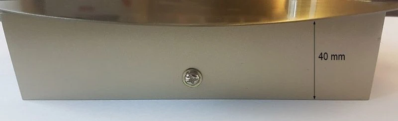 DAR HEL0746 Helios Satin Chrome 1 Light Directional Spot Light Bulb Included 4 DAR HEL0746 Helios Satin Chrome 1 Light Directional Spot Light Bulb Included - Image 2