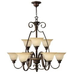 Hinkley HK/CELLO9 Cello 9lt Chandelier