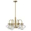 Hinkley HK/CONGRES4/B BC Congress Clear Glass Chandelier Brushed Caramel 1 Hinkley HK/CONGRES4/B BC Congress Clear Glass Chandelier Brushed Caramel -Philips Shop h h k hkcongres4bbc