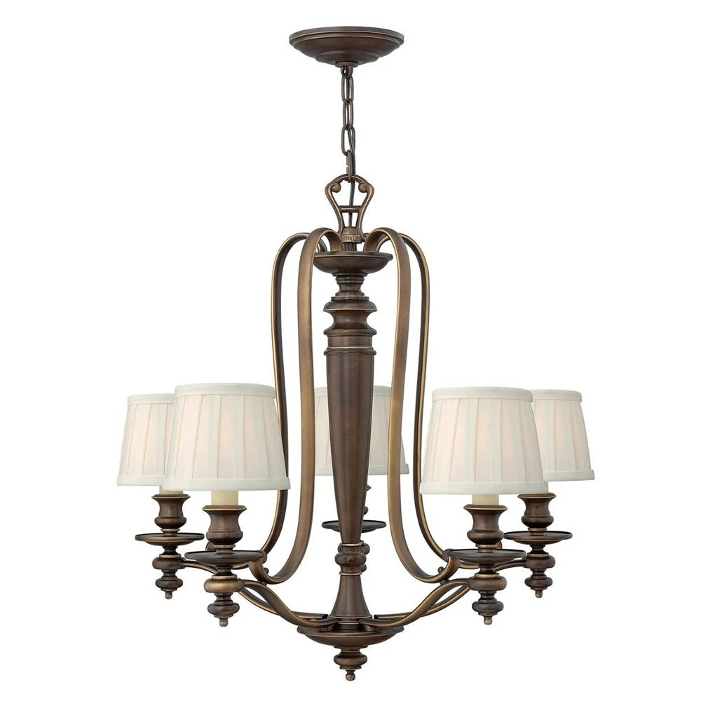 Hinkley HK/DUNHILL5 Dunhill 5lt Chandelier 3 Hinkley HK/DUNHILL5 Dunhill 5lt Chandelier
