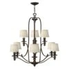 Hinkley HK/DUNHILL9 Dunhill 9lt Chandelier -Philips Shop h h k hkdunhill9