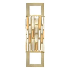 Hinkley HK/GEMMA2/B SL Gemma 2lt Wall Light Silver Leaf