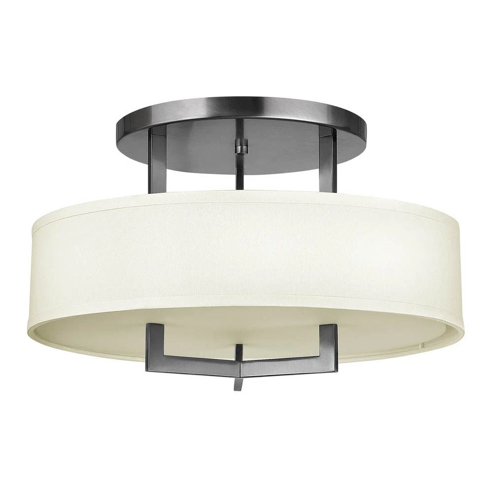 Hinkley HK/HAMPTON/SF Hampton Semi-Flush 3 Hinkley HK/HAMPTON/SF Hampton Semi-Flush