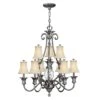 Hinkley HK/PLANT10 PL Plantation 10lt Chandelier Polished Antique Nickel -Philips Shop h h k hkplant10pl
