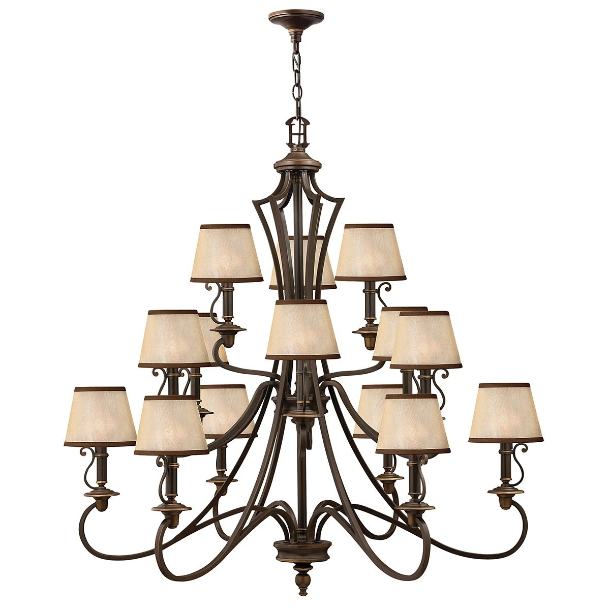 Hinkley HK/PLYMOUTH15 Plymouth 15lt Chandelier 3 Hinkley HK/PLYMOUTH15 Plymouth 15lt Chandelier