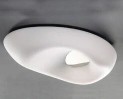 Mantra M1335 Huevo Ceiling 6 Light E27 Outdoor IP44, Polished Chrome/Opal White