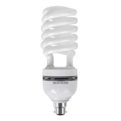 60W 240V 3350lm Energy Saver Bayonet B22 Spiral Helix 6,400K Daylight Bulb