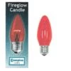 Crompton Lamps 40w Fireglow ES E27 Edison Screw Fireplace Red Candle Light Bulb -Philips Shop i i m image candle 40w fireglow es 2