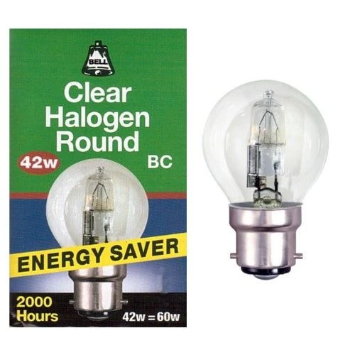 BELL 05226 -42W = 55W 240V BC B22 Energy Saver Halogen Round Golf Ball 4 BELL 05226 -42W = 55W 240V BC B22 Energy Saver Halogen Round Golf Ball - Image 2