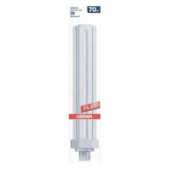 Osram 70W GX24q-6 PL-T 4 Pin Plug-in Fluorescent Lamp, Warm White 2,700K