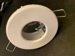 DAR Lighting Hydro Recessed Down Lighter IP65 Mains GU10 Matt White