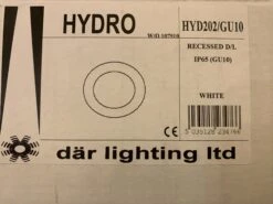 DAR Lighting Hydro Recessed Down Lighter IP65 Mains GU10 Matt White -Philips Shop i i m img 0111