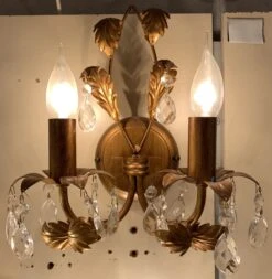 DAR Lighting Versailles French Gold Finish Double Wall Light -Philips Shop i i m img 0134