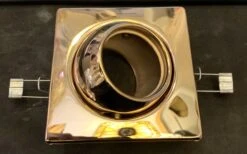 FirstLight LV1004BR Eyeball Square Low Voltage Downlight In Brass Finish