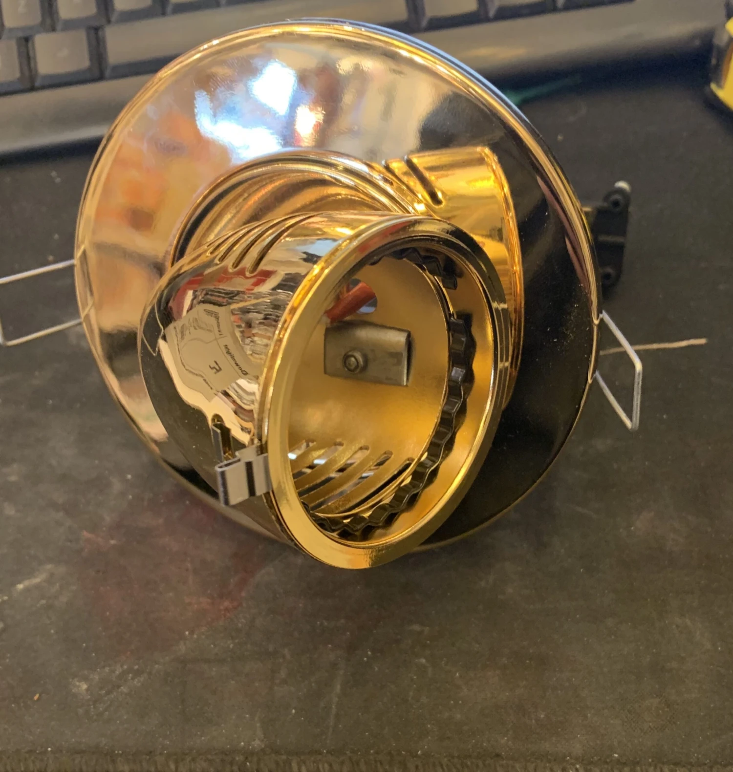 Firstlight LV5050GO Wall Wash Swivel Downlight In Polished Brass 12v Low Voltage 4 Firstlight LV5050GO Wall Wash Swivel Downlight In Polished Brass 12v Low Voltage - Image 2