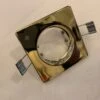 FIRSTLIGHT LV1003BR Low Voltage 12v 50w Dichroic Square Polished Brass Downlight -Philips Shop i i m img 0377