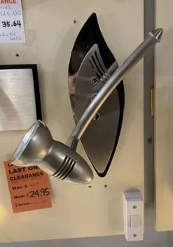 DM WALKER Single Wall Or Ceiling Mounted Spot Light 360 Degree Directional Beam -Philips Shop i i m img 0388