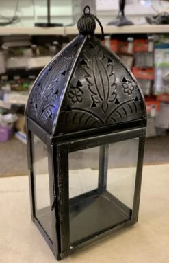 NON Electrical Zinc Metal Standing/hanging Lantern For Tealight Candles