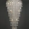 Diyas IL30776 Inina Polished Chrome/Crystal 15 Light Tall Pendant Light -Philips Shop i i n inina il30776
