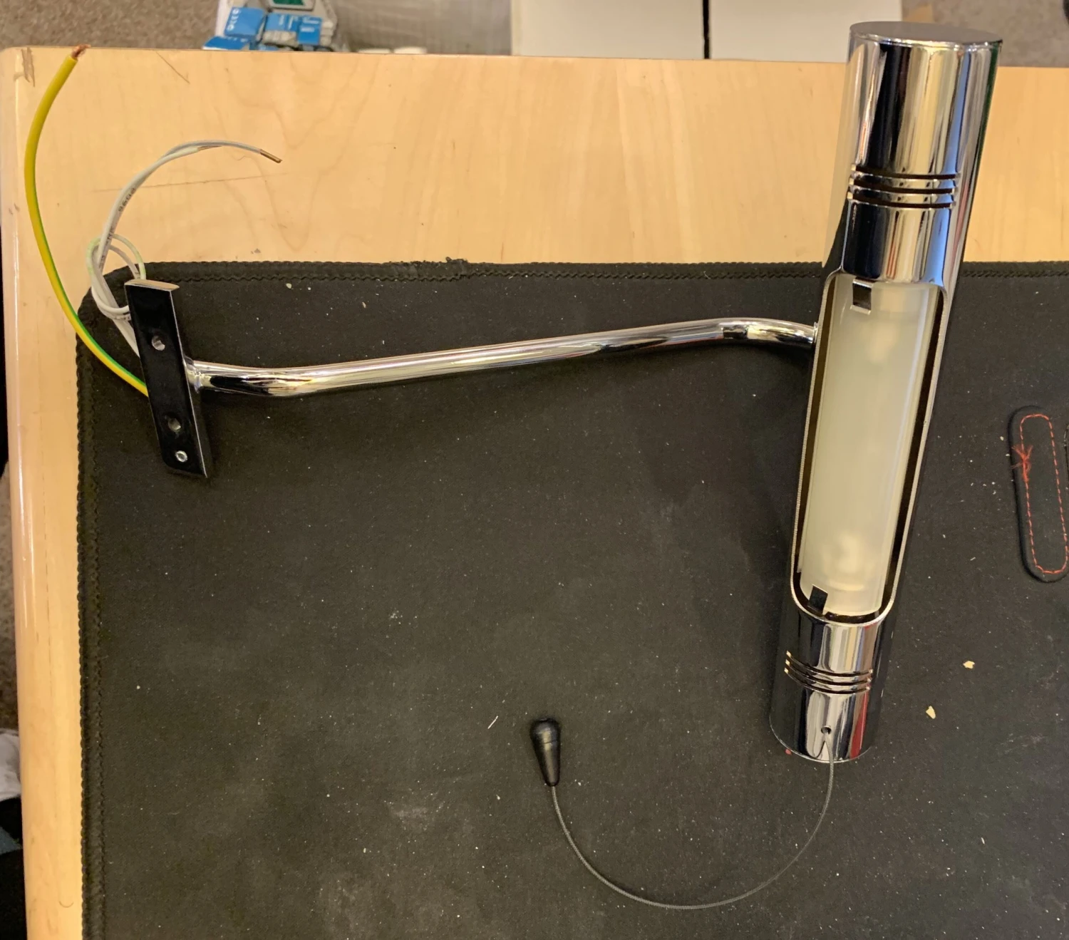 Over Cabinet Picture Light Polished Nickel 60w R7s Included Plus Spare 6 Over Cabinet Picture Light Polished Nickel 60w R7s Included Plus Spare - Image 4