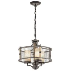 Kichler KL/AHRENDALE3 Ahrendale 3lt Duo-Mount Chandelier