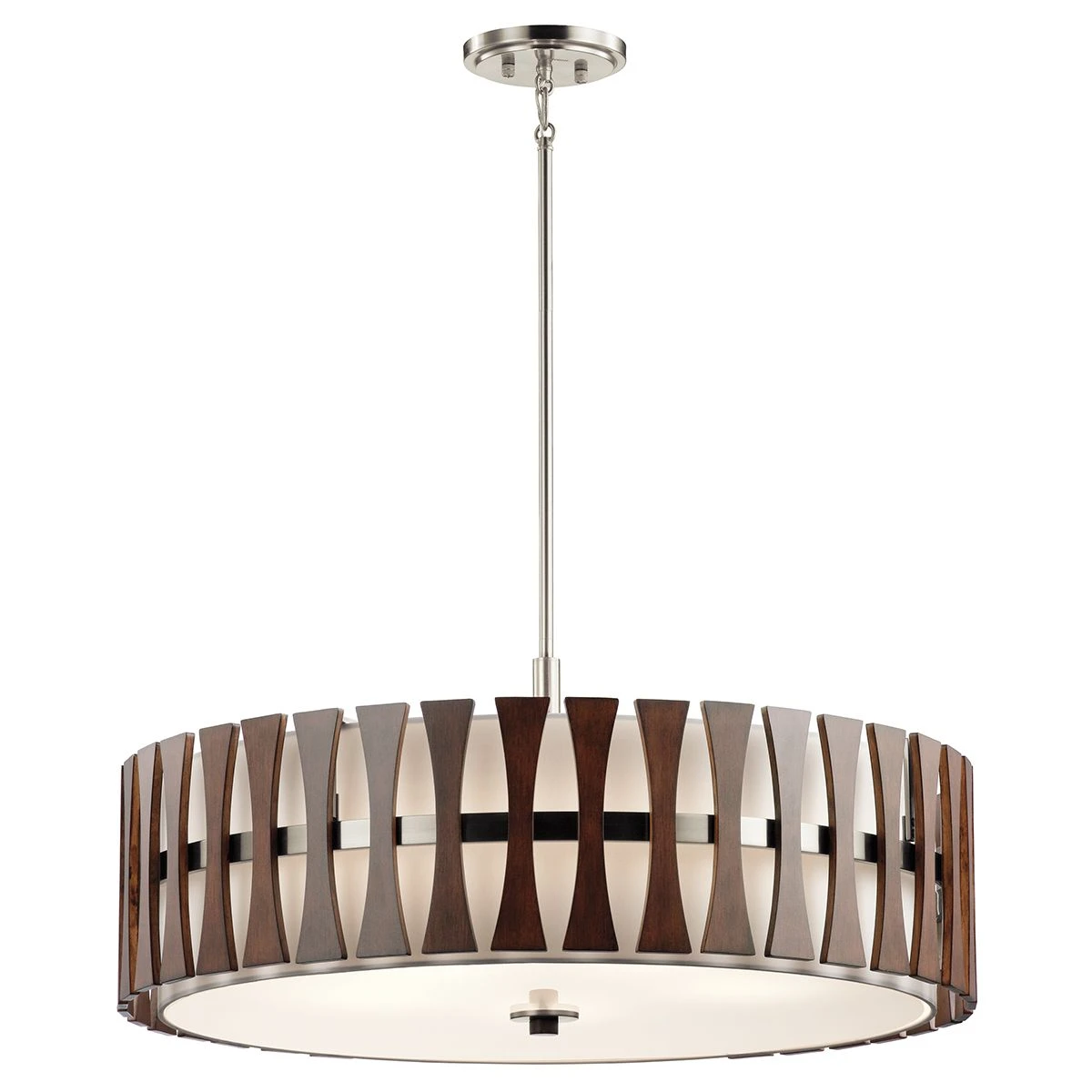 Kichler KL/CIRUS/5P Cirus Auburn Stained Wood 5 Light Pendant/Semi Flush Light 3 Kichler KL/CIRUS/5P Cirus Auburn Stained Wood 5 Light Pendant/Semi Flush Light