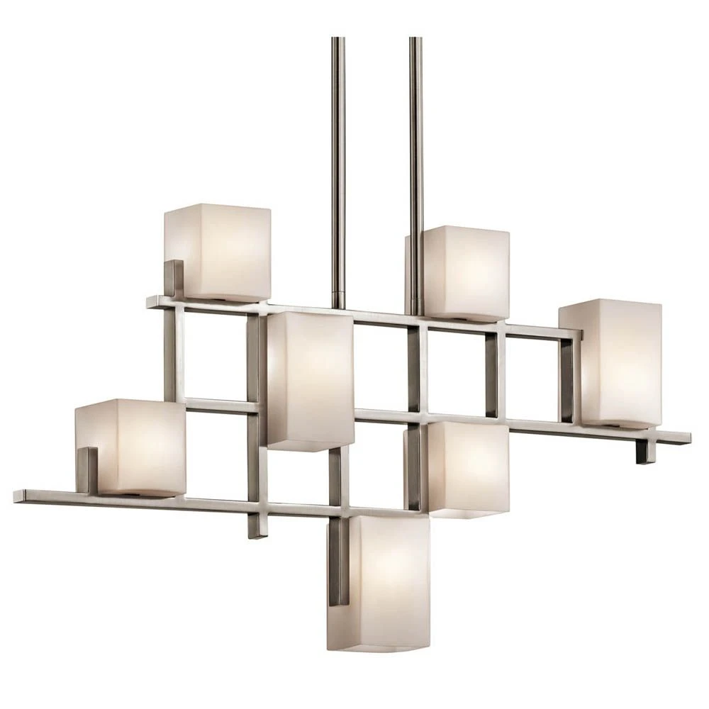 Kichler KL/CITY LIGHTS7B City Lights 7lt Linear Chandelier 3 Kichler KL/CITY LIGHTS7B City Lights 7lt Linear Chandelier