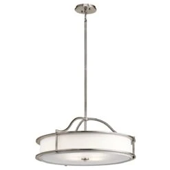Kichler KL/EMORY/P/M CLP Emory Classic Pewter 4 Light Chandelier/Semi Flush Light
