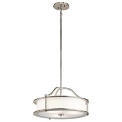 Kichler KL/EMORY/P/S CLP Emory Classic Pewter 3 Light Pendant/Semi Flush Light