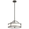 Kichler KL/EMORY/P/S OZ Emory Olde Bronze 3 Light Pendant/Semi Flush Light -Philips Shop k k l klemorypsoz