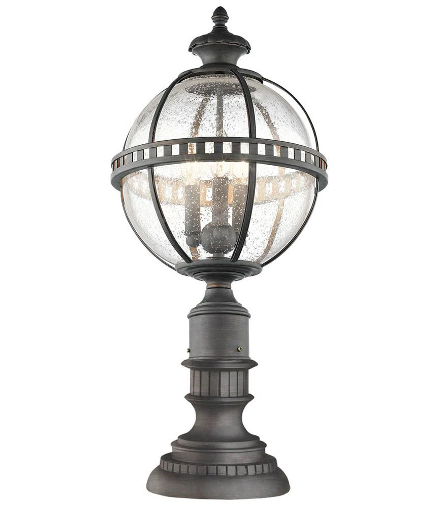 Kichler KL/HALLERON/3M Halleron 3lt Pedestal Lantern 3 Kichler KL/HALLERON/3M Halleron 3lt Pedestal Lantern